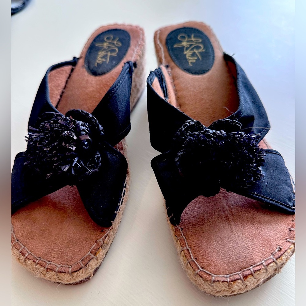 Life stride heeled espadrille
